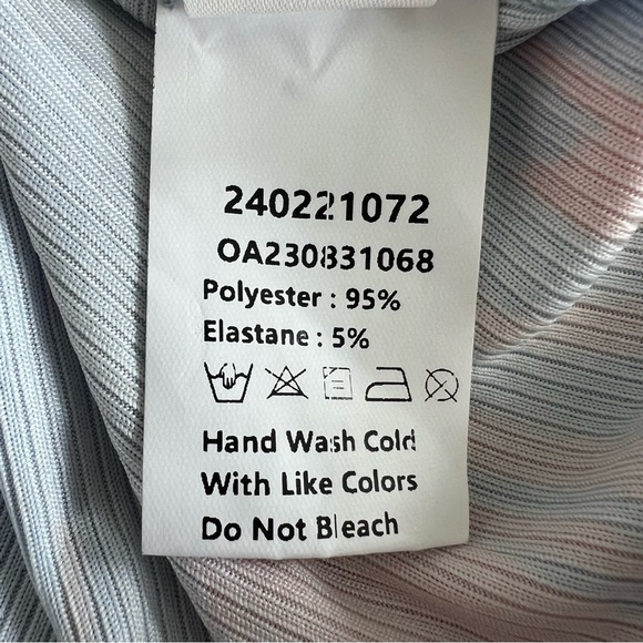 Commense Women's Flaming Passions Cowl Neck Long Dress Blue Size Medium Maxi - Picture 10 of 11